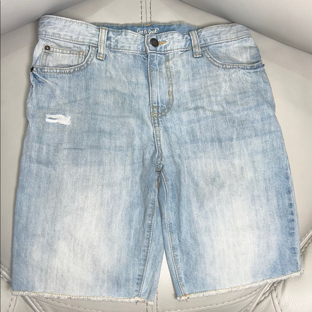 Boys Preloved Light Blue Denim Shorts
